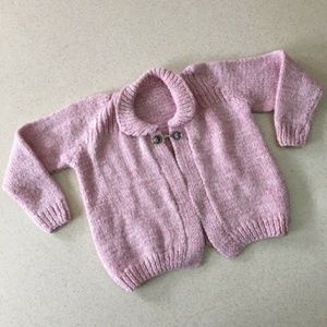Handmade Pink Knit Sweater